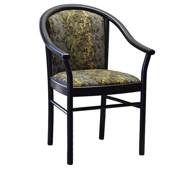 MANUELA FULL BACK NON-STACK ARM CHAIR