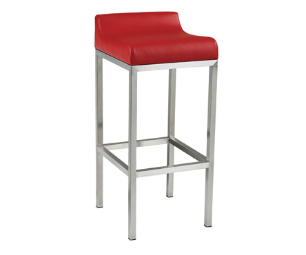 CUBE BAR STOOL LARGE HUMP SEAT