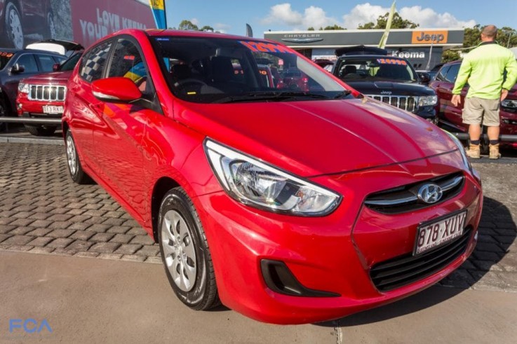 2016 Hyundai Accent Active MY 17 Hatch