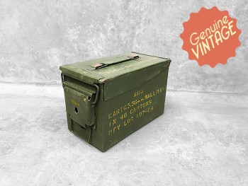 Vintage Army Ammo Tin