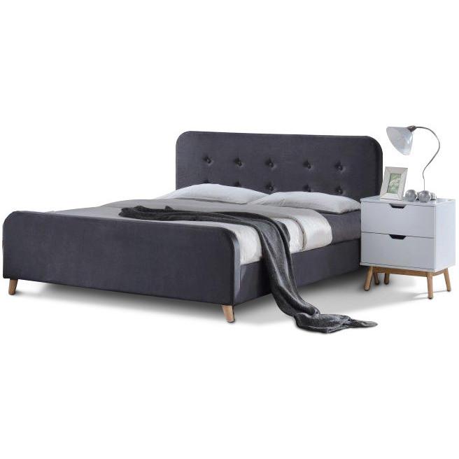 Bosco Queen Bed in Grey