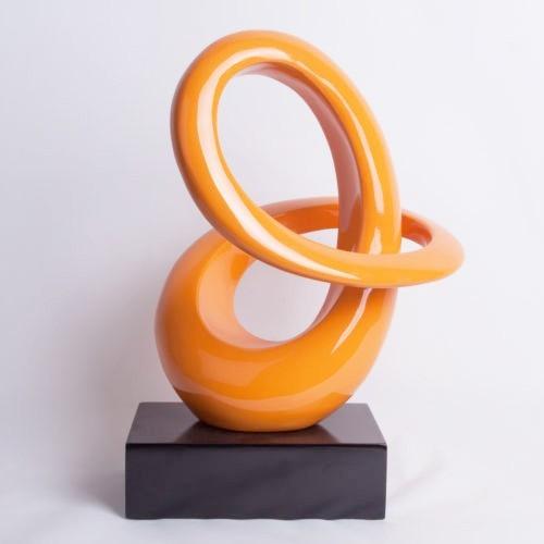 Orange Loop Sculpture