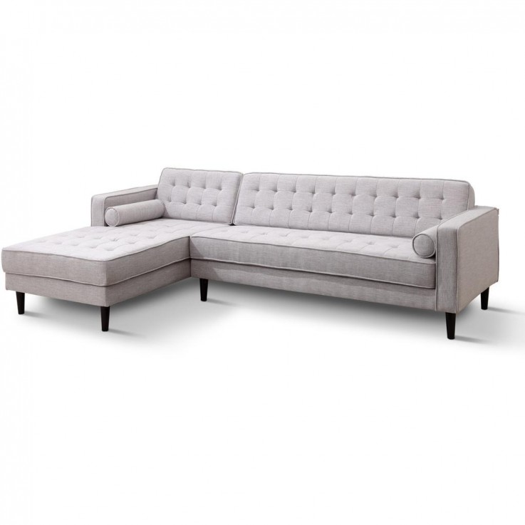 Aiden Scandinavian Sofa with Chaise (Lef