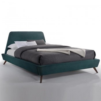 Njord Queen Bed - Teal