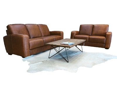 ITALIAN MADE LEATHER SOFA