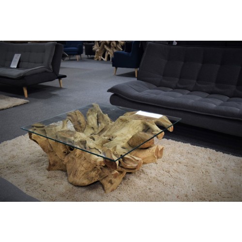 Narto Teak Root 800 Square Coffee Table 