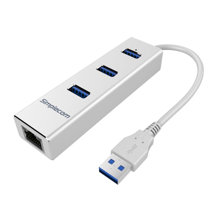 3 Port USB HUB W Adapter Silver