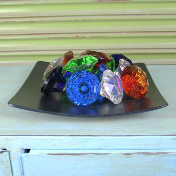 GLASS CUPBOARD KNOBS - ROUND