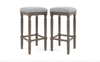 Clovis Set of 2 Bar Stools High