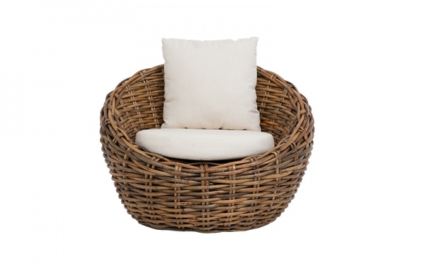 Cremorne Round Occasional Chair - Rattan