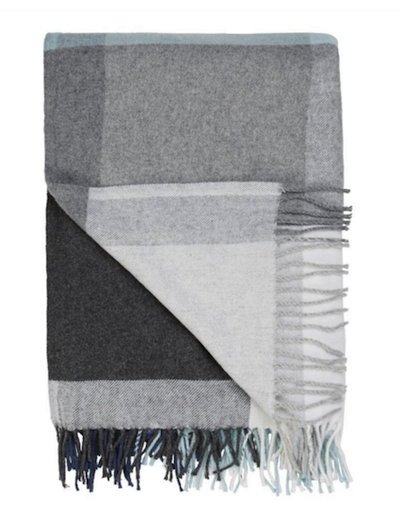 GLENNAN WATER BLUE THROW BY DESIGNERS GU