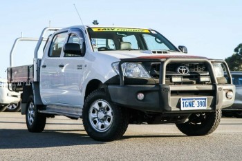 2009 TOYOTA HILUX SR CAB CHASSIS (WHITE)