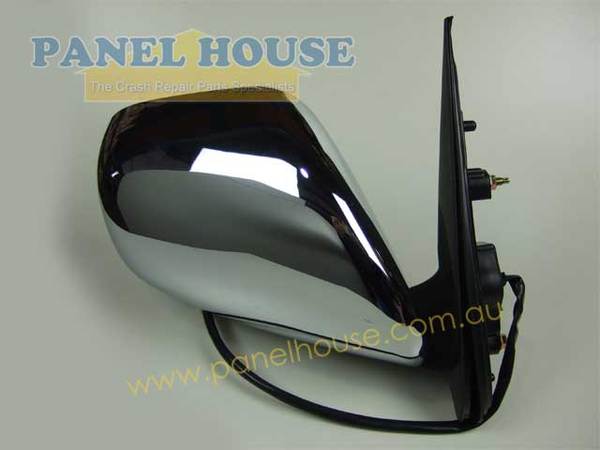 Door Mirror Chrome Electric RH Drivers 