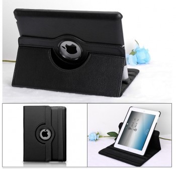 Ipad mini Leather Stand Holder Case Blac