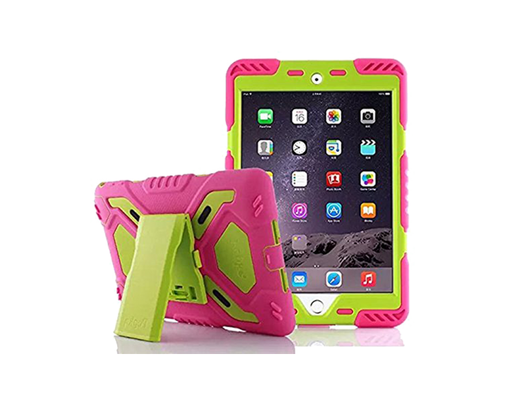 Pepkoo iPad mini Case - Pink / Green