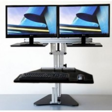 Dual Kangaroo Sit-Stand Workstation