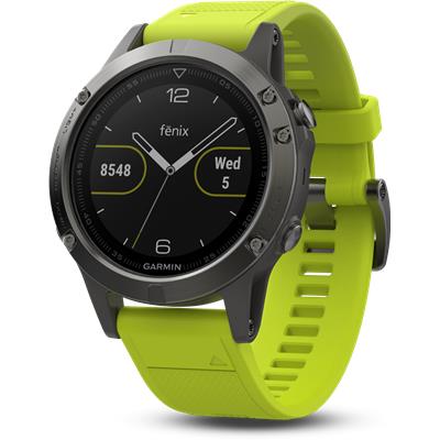 Garmin Fenix 5 Sports Watch with Amp Yel