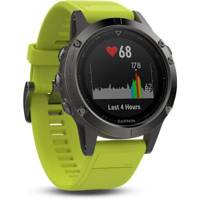 Garmin Fenix 5 Sports Watch with Amp Yel