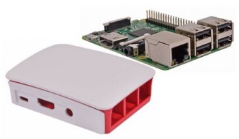 Bundle - Pi3 and Red/White Official Case