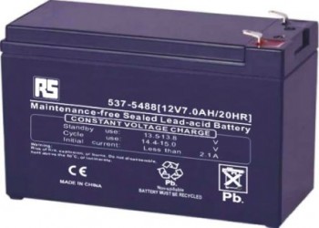 RS Pro RS7-12 12V Lead Acid Battery, 7Ah