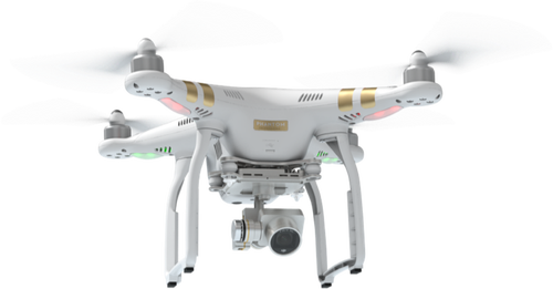 DJI PHANTOM 3 PROFESSIONAL DRONE WITH IN