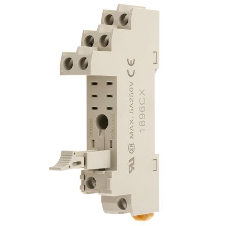 Omron Relay Socket, 250V ac for use with