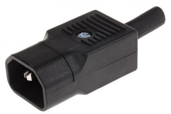 Bulgin C14 Cable Mount IEC Plug Male