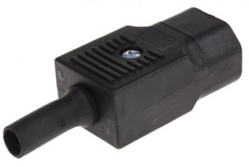 Bulgin C14 Cable Mount IEC Plug Male