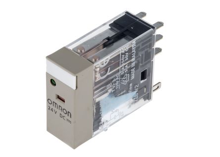 Omron DPDT Non-Latching Relay Plug In, 2