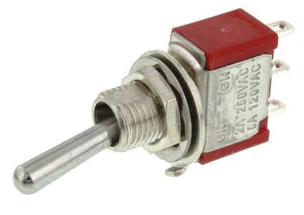 RS Pro SPDT Toggle Switch, On-On, Panel 