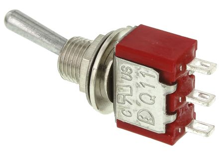 RS Pro SPDT Toggle Switch, On-On, Panel 