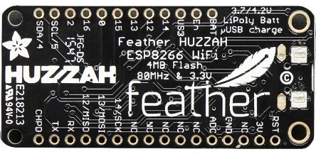 Adafruit Feather HUZZAH inc ESP8266 WiFi