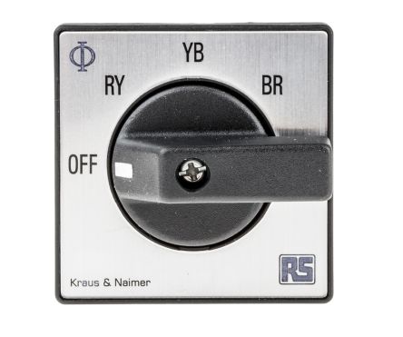 4 positions Rotary Switch, Knob