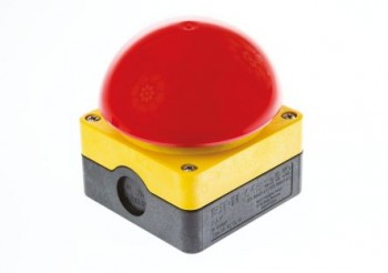 Eaton, Red, Pull to Reset 94mm Mushroom 