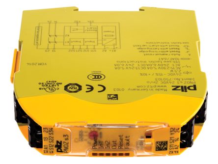 Pilz Configurable 24 V dc Safety Relay D