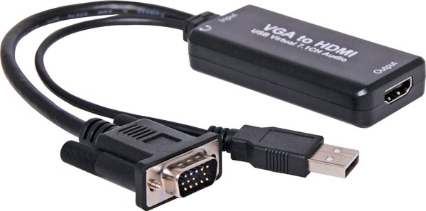 P7357 • VGA To HDMI And 3.5mm Stereo Aud