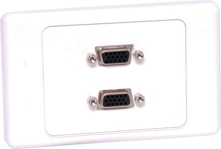 P5921 • Dual VGA Wallplate Dual Cover - 