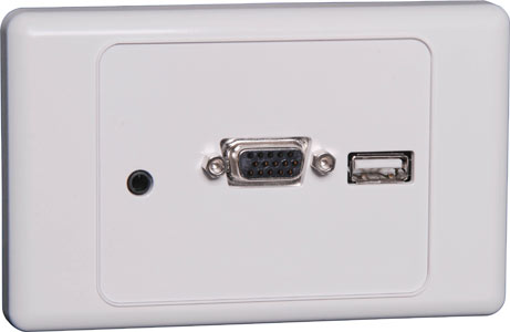 P5940 • VGA Wallplate Dual Cover - Screw