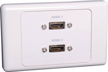 P5976 • HDMI Dual Wallplate Dual Cover w