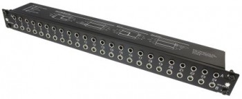 Jack Socket 48 Port Patch Panel, 1U Rack