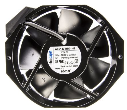 ebm-papst Axial Fan, 150 x 172 x 38mm, 3