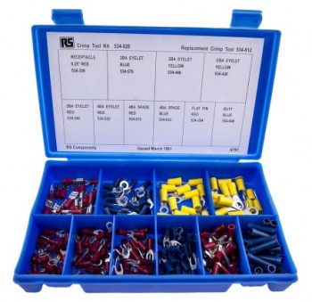 RS Pro Crimp terminal Kit, Insulated Ter