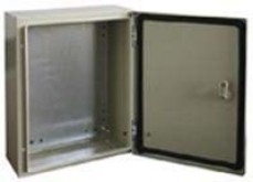 IP66 Wall Box, Steel, Grey, 400 x 500 x 