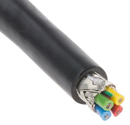 RS Pro 4 Core Industrial Cable 0.5 mm² C