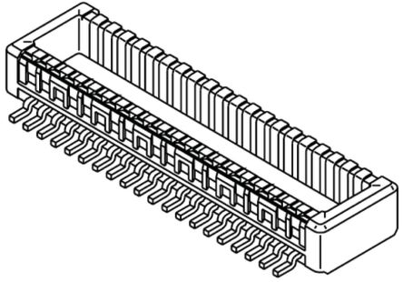 Molex SLIMSTACK 53885, 0.5mm Pitch, 70 W