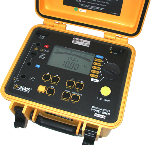 AEMC - 5060 - 5kV Insulation tester with