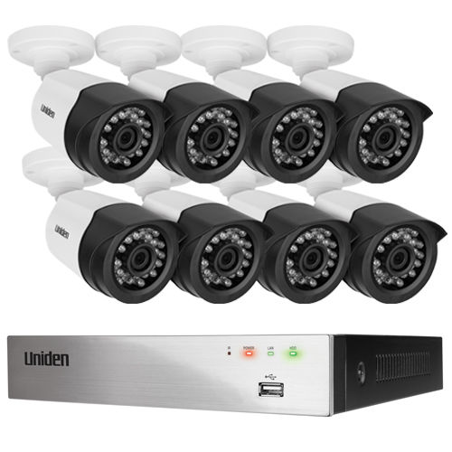 UNIDEN GDVR8T80 8 CHANNEL 2TB 8 x Camera