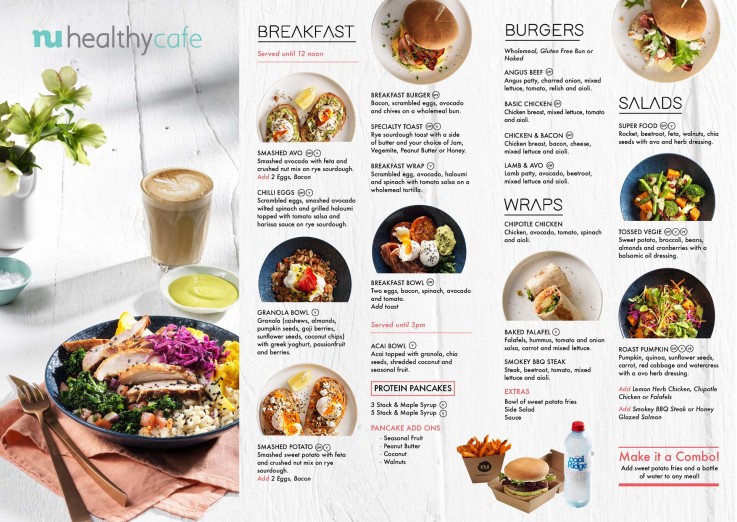 nu healthy cafe