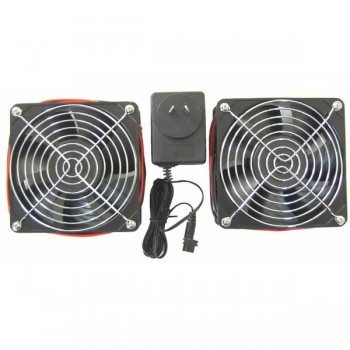 12V FAN KIT (2 X FANS, 1 X POWER SUPPLY)