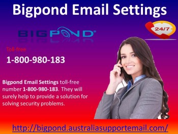 Bigpond Email Settings 1-800-980-183